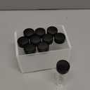 30ml Clear Small Glass Vials with Screw Caps, Small Vials for Essential Oil, Leak-Proof Sample Vials with Lids(10pcs)