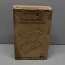 2 Pack Bathroom Organizers and Storage - Multi-Purpose,2-Tier Clear Pull Out Organization for Bathroom, Under Sink, Kitchen, Vanity, Countertop, Cabinet, Pantry & Medicine Cabinet, Grey