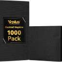 Vplus 1000 Pack Black Cocktail Napkins, Elegant Beverage Napkins, 3-Ply Disposable Paper Napkins 4.9x4.9 inch, Perfect for Restaurant, Bar, Party, Wedding, Dessert Napkins
