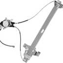 Front Driver Side Power Window Regulator with Motor (2 Pins) Fit for 2003-2014 Ford E-150, 1992-2002 E-250 Econoline, E-350 E-450 E-550 Club Wagon Super Duty, 741-586