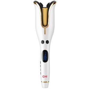CHI Spin N Curl 1" Ceramic Rotating Curler In White, 1 Pound. Ideal for Shoulder-Length Hair between 6-16 inches.