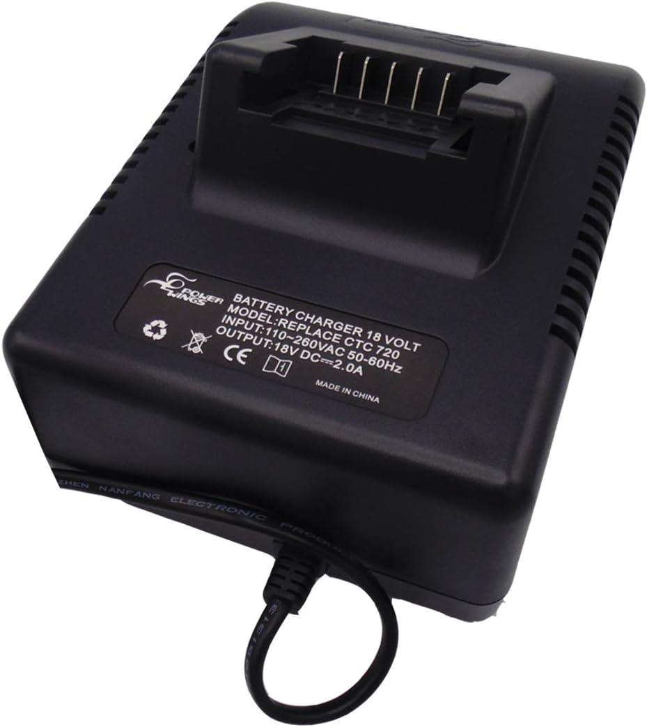 Charger CTC720 Replace for Snap on 18V Charger CTB8185 CTB8187 CT7850 CDR7850H CTL7850 CTB7185 Tool Battery Li-ion