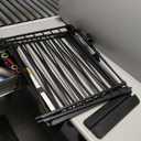 41" Extra Tall and Wide Pet Gate, 71.3-76.7 in Baby Gates with Door for Doorways Hallways, Walk Thru Large Dog Gate Indoor, Auto Close Long Child Safety Gates for Kids Puppy Doggie, Black