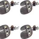 4 Pack Leather Archery Finger Tabs Archery Finger Guard for Shooting Practice Gear,Right Hand