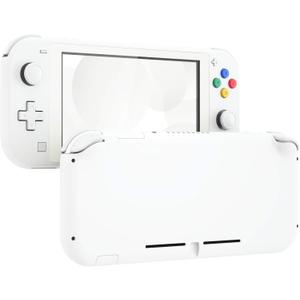 EXtremeRate White DIY Replacement Shell for Nintendo Switch Lite, NSL Handheld Controller Housing with Screen Protector, Custom Case Cover for Nintendo Switch Lite [Console NOT Included]