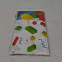 3 Pcs Building Blocks Tablecloth 105 x 54 inches - Building Blocks Theme Party Decorations Disposable Plastic Table Cover for Children Kids Birthday Party Decor Supplies Favors (White)