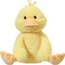 Apricot Lamb Toys Plush Velvet Duck Stuffed Animal Soft Cuddly Perfect for Child (Velvet Duck,9 Inches) (Medium-8.5'', Yellow)
