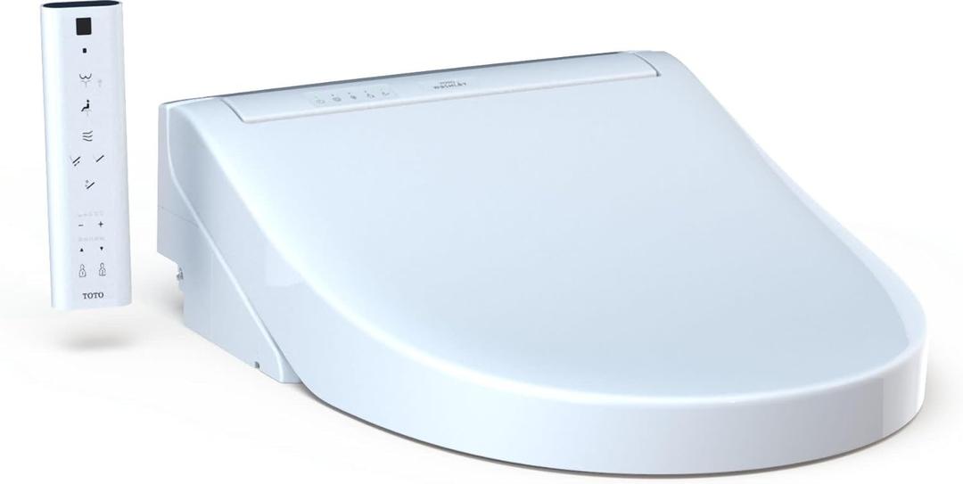 TOTO WASHLET C5 Electronic Bidet Toilet Seat with PREMIST and EWATER+ Wand Cleaning, Round, Cotton White - SW3083#01