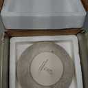 Gusto Nostro 8" Decorative Travertine Bowl for Coffee Table - Elegant Centerpiece, Aesthetic Fruit Bowl for Kitchen Counter - Heavy Stone Entryway Catch all, Jewelry, Potpourri - Travertine Decor