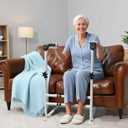 Stand Assist Aid for Elderly/Seniors/Disabled, Couch/Chair Lift Assistance Stand Up Devices with 6-Level Adjustable Height, Help Standing Aids & Supports, 450lbs Loading, White