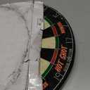 Ruthless Hot Shot Dart Board | Endurance Round Wire Sisal Dartboard Set Including 2 sets of Steel Tip Darts, Product Dimensions 17.72"W x 17.72"H