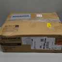 SONGMICS Dresser for Bedroom, Chest of Drawers, Steel, MDF, 4 Non-Woven Fabric Drawers, Storage Organizer Unit, Closet, Entryway, Rustic Brown and Ink Black LGS314B02S