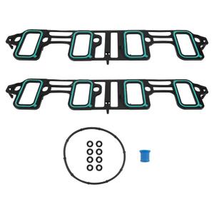 6.0L Intake Manifold Gasket Set, Compatible with 2007-2016 Chevrolet Silverado Express GMC Sierra Cadillac Escalade, 6.0 6.2L Engine, Replace# MS25702VR MS19598 MS97126