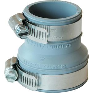 Fernco DTC-150 Drain and Trap Connector for 1-1/2" Pipe to 1-1/2" or 1-1/4" Tubular Traps