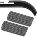 Chengu 400 Count Hanger Grips Self Sticking Foam Hanger Protection Strips Self Adhesive Gray No Slip Thin Protection Garment Tape(27/8 x 3/16 Inch)