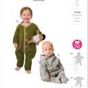 Burda Style X09235BURDA Babies' Jumpsuit Sewing Pattern Packet, Design Code B9235, Sizes 1M-3 (56-98)
