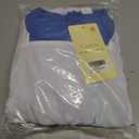 Girls Halloween Costume Kids Blue Dress White Apron with Plush Rabbit Bow Hair Band Socks (7-9year)