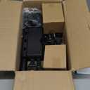 UPGRAVITY 
Dual Vertical Monitor Mount with Storage Tray, Stacked Monitor Stand for Two 13 to 32 inch Computer Screens, 35 inch Extra Tall Pole, Double-Jointed Fully Adjustable Heavy Monitor Arms