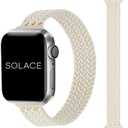 Solace Bands Slim Imperium Loop - Compatible with Apple Watch Bands Sport Loop Band for Women and Men, iWatch Bands for 38mm 40mm 41mm 42mm 44mm 45mm Ultra, SE & Series 11 10 9 8 7 6 5 4 3 2 1