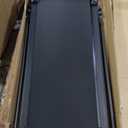 THERUN Walking Pad, 2 in 1 Foldable Treadmills for Home, 2.5HP Under Desk with Handle Bar, 16" Widened Running Belt, with Remote Control (Carbon Black)