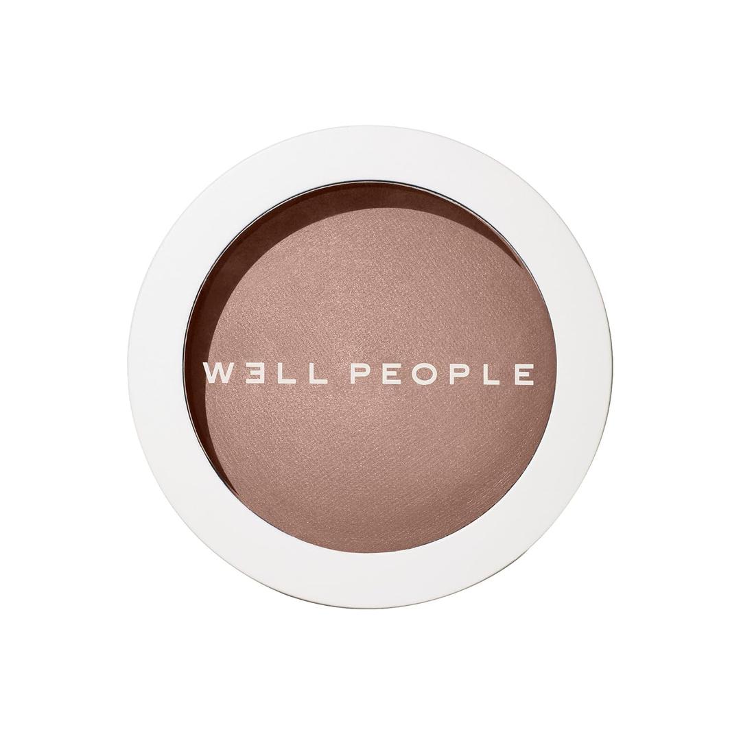 Well People Superpowder Bronzing Powder, Hydrating Baked Bronzing Powder For A Natural Glow, Semi-matte Finish, Vegan & Cruelty-free, Sun Glow
