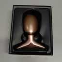 Red Light Therapy for Face and Neck, 7 Color Face Massager Tool for Wrinkles, Double Chin, Vibrating Facial Massager with Thermals for Skin Care, Rose Gold