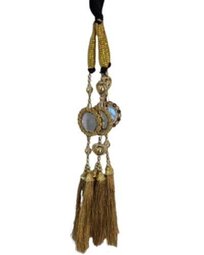 Mirror Paranda Parandi Hair Accessories for Women – Choti Braid Tassels | Perfect for Festivals & Traditional Celebrations