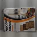 Noodle Board 30"L x 22"W Gas Stove Top Cover, Wooden Covers for Electric Stove, Kitchen Counter Space