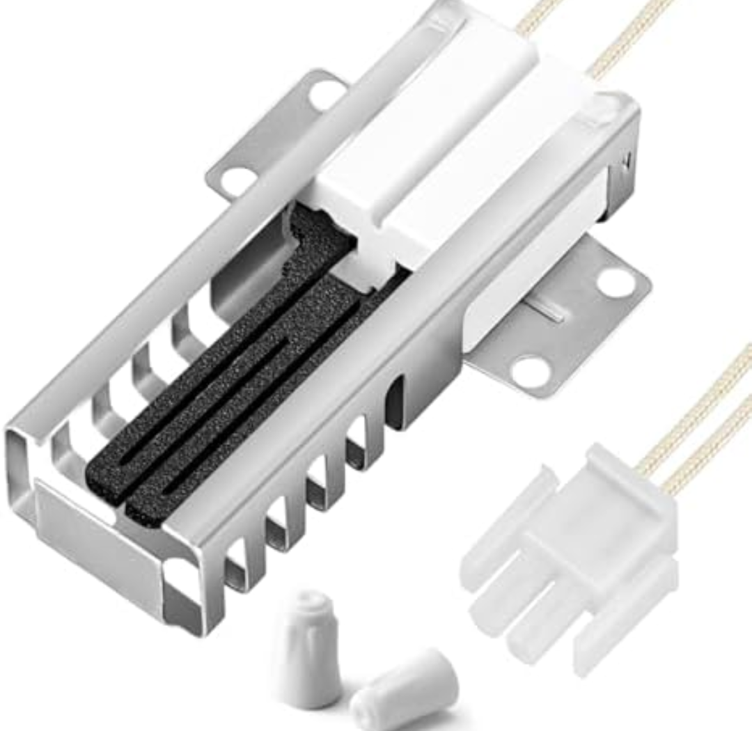 Upgraded】WB13K21 Gas Range Oven Flat Igniter with Connector Plug, 5303935066 Oven Igniter for GE Hotpoint Kenmore Gas Stove, Replaceable IG9998 Norton-501a AP2020569 PS231280 WB13T10045 by Cenipar