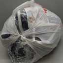 CozyLux King Size Comforter Set Navy Blue Seersucker 7 Pieces Bed in a Bag King Comforter Set with Sheets, Luxury Bedding Set with Down Alternative Comforter, Sheets, Pillowcases & Shams All Seasons