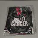 Breast Cancer Awareness Party Favor Bags, 9PCS Pink Ribbon Non-Woven Gift Tote Bags with Handles, Hope Strength Faith Treat Bags for Women Charity Fundraiser Campaign Party Supplies