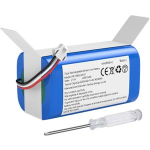Battery Replacment for MAMNV BR151,ZAWC BR151, iMartine BR151,ONSON BR151,ZC was BR151, XlEBro Life BR151 Robot Vacuum