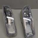 Jecoupoon Front Bumper Fog Lights Pair Compatible with Corolla 2003 2004 Left & Right Halogen Fog Light Passenger & Driver Side 8122002060 8121002060