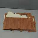 Vicenpal Wooden Wedding Card Boxes for Reception, Mailbox Post Box with Slot & Lid, Rustic Vintage Gift Card Box Wedding Decoration Gifts for Parties, Anniversaries, Birthday and Baby Showers