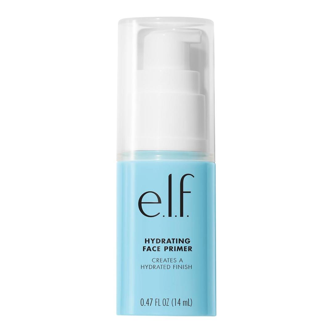 e.l.f. Hydrating Face Primer, Makeup Primer For Flawless, Smooth Skin & Long-Lasting Makeup, Fills In Pores & Fine Lines, Vegan & Cruelty-free, Small (0.47 Fl Oz (Pack of 1))