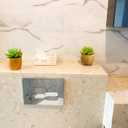 VANGOLD (2-Pack) Bring Nature Indoors Artificial Succulents in Fashionable Golden Flower Pots - Perfect for Home, Office, and Event Decor