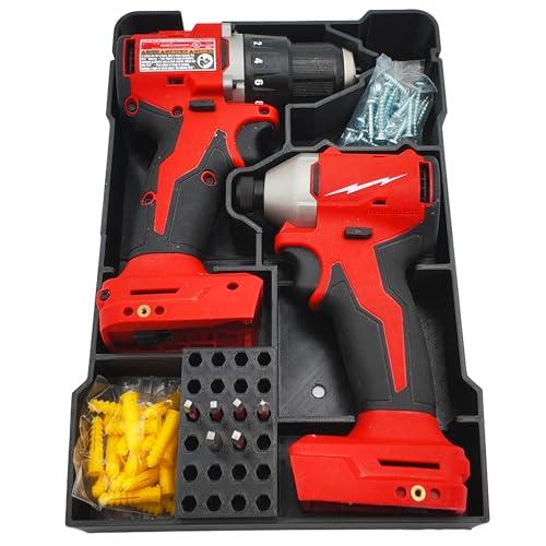 Packout Organizer for M18 Drill Driver and Impact Models (3601-20) and (3650-20)- Liner for Milwaukee Compact Toolbox
