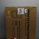 18x24 inch Metal Poster Frame - 18 x 24 Thin Aluminum Picture Frames Matted for 16x20 Photos, Artworks, Prints, Puzzle - High Definition Plexiglass - Vertical and Horizontal Display - Wall Hook Hanging Hardware Included - Black, Set of 4