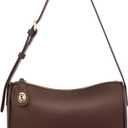 CHOLISS Shoulder Bag for Women, RFID Anti-Theft Crossbody Bags for Women, Vegan Leather Purse Handbags with Zipper Closure (Coffee)