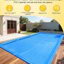 0.7mm Water Tubes for Pool Cover, 10 Pack 8 FT Extra-Thick