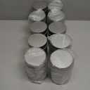 Zopeal 10 Pack Tea Tin Canister with Airtight Double Lids 12 oz Can Box Canister for Loose Leaf Tea Storage Bag Container Portable Small Kitchen for Coffee Sugar Pantry Camping, Silver