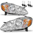 ROADEAL Headlights for 2003-2008 Toyota Corolla CE LE S XRS