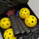 Dulce DOM Pickleball Paddles Set of 2/4 - USAPA Approved, 4 Indoor Outdoor Pickleball Balls, Fiberglass Surface Paddle Racket with Cover Bag, Ideal Training Equipment Gift for Men & Women (Starry Sky-4PK)