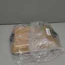 FARBERWARE Build-A-Board Bamboo Cutting Board with Built-in Compartments, Clear Locking Lid & Navy Handles, Ideal for Charcuterie, Snacks & Prep