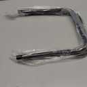 Shoe Rack 4 Tier Long Storage Organizer Wide Metal Shoe Shelf for Closet Entryway Black