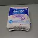 Always Discreet Incontinence Pads for Women with Bladder Leaks, Sensitive Skin Pads Moderate Absorbency, Regular Length, 57 Count