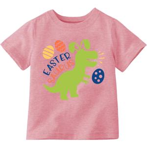 Valentines Shirts for Kids - Hearts Bows Valentine’s Day Tshirt Toddler Boys Girls Cute Love Tops (Pink)