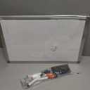 Double-Sided White Board Dry Erase Magnetic Whiteboard Wall 18x12 Silver
