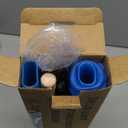 2 Pieces Dryer Vent Cleaner Kit Compatible with Most Vacuum Cleaner, Dryer Lint Brush and Vacuum Hose Attachment with Universal Connector, Quickly Lint Remover (Blue)