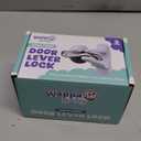 Door Lever Lock (2 Pack)  Prevents Toddlers from Opening Doors  Easy One-Hand Operation for Adults  Durable ABS with 3M Adhesive Backing  No Tools Needed for Install (White)